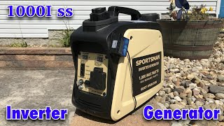 Sportsman 1000 watt Inverter Generator 1000i ss first impression and oil change [upl. by Ivory195]