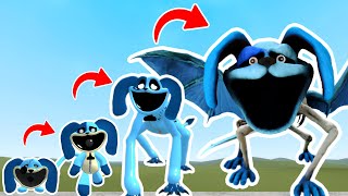 EVOLUTION OF NEW DRAGON DOGPRESSED FROWNING SMILING CRITTERS POPPY PLAYTIME CHAPTER 3 In Garrys Mod [upl. by Roz972]