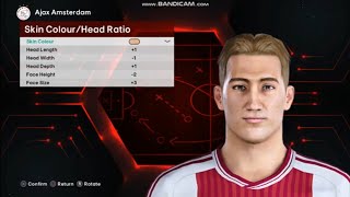 PES 2021 How to create Julian Rijkhoff 🇳🇱 Ajax [upl. by Ueik986]