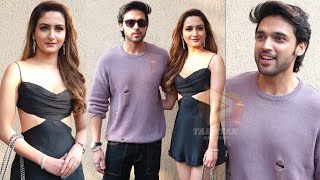 Parth Samthaan With Zaara Yesmi Spotted at Promoting New Music Video Song Launch Beautiful Jodi 2024 [upl. by Formenti]