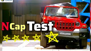 Mahindra Thar ROXX 5 Ncap Cresh Test unickcars ncap tharroxx2024 [upl. by Vally]