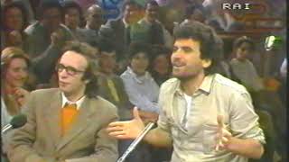 Massimo Troisi Roberto Benigni e Gianni Minà  BLITZ RAI 1984 [upl. by Follmer]