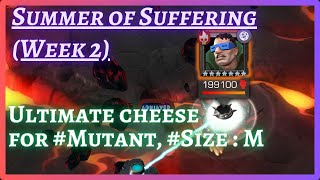 MoleMan Easy Counter  Summer of Suffering Part 2  mutant  Size M  Week 2  MCOC [upl. by Abie]