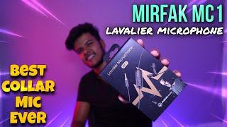 Mirfak MC 1 Lavalier microphone  Best Collar Mic For Video  Mirfak vs Boya Collar Mic microphone [upl. by Gader143]