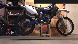 2003 Yamaha YZ250F Hot Cams Stage 2 Cold Start and Run [upl. by Anha930]