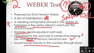 Weber Test Tuning Fork Test ENT [upl. by Merta]