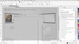 CorelDRAW® Graphics Suite X7  New highresolution and multidisplay support [upl. by Anan]
