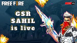 GSRSAHIL Is Live FREE FIRE RANK PUSH [upl. by Ativahs]