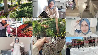 ÇİÇEKLİ ŞALLAR🏵️Halhalım🪷Meydanda🤳🏻Günlük VLOG🤳🏻 [upl. by Weidner401]