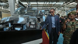 President Kagame visiting Ethiopias Metals and Engineering Corporation Ethiopia 17 April 2015 [upl. by Gnik]