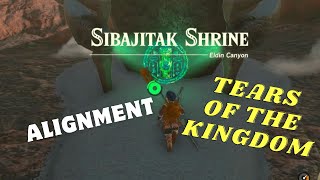 SIBAJITAK SHRINE ALIGNMENT TEARS OFTHE KINGDOM TUTORIAL [upl. by Drislane]