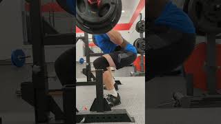 PL focused training begins Working on shorter depth powerlifter squat [upl. by Nandor]