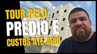 Tour pelo prédio e custos da obra até agora [upl. by Eimmat]