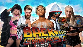 Back To The Banking Hall Part 3 FULL SHOW Ft HollyHood Haley J amp Lio Rush  Slammasters Wrestling [upl. by Ciprian]