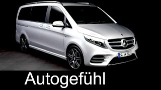 New Mercedes VClass AMGLine V250d VKlasse ExteriorInterior  Autogefühl [upl. by Netsud]