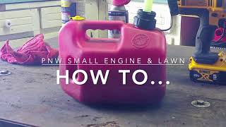 How to Install a Carb on a Stihl Weed Eater HD 1080p [upl. by Snehpets]