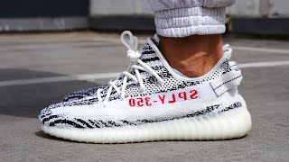 LAST CHANCE TO GET ADIDAS YEEZY 350 V2 ZEBRA 2024 by KICKWHO REVIEW AND ON FOOT [upl. by Wiley]