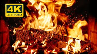 🔥 Cozy Fireplace 4K 12 HOURS Fireplace with Crackling Fire Sounds Crackling Fireplace 4K [upl. by Vassar718]