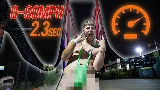 ROAD UKS FASTEST ROLLERCOASTER IN A MANKINI [upl. by Rennerb]