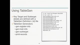 2014 LLVM Developers’ Meeting “Adding and Optimizing a Subtarget for MIScheduler ” [upl. by Edmonds]