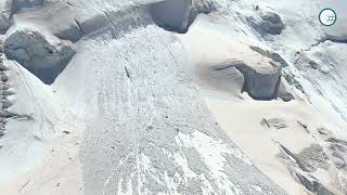 Distacco serracco sul Monte Bianco 4 vittime ed un ferito [upl. by Attehcnoc]