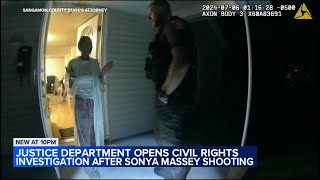 US Department of Justice is investigating deadly Illinois police shooting of Sonya Massey [upl. by Ahsian927]