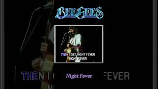 Night Fever  Bee Gees beegees music [upl. by Ahtelat236]