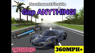 Southwest Florida  2016 Hennessey Venom GT tune 360 mph  top speed run [upl. by Anilesor]