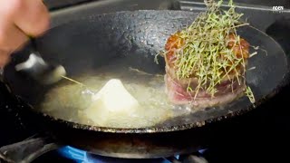 Italian Chef shares excellent Steak recipe  Food in Viareggio [upl. by Inness]