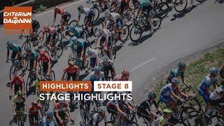 Dauphiné 2022  Stage 8  Highlights [upl. by Liban712]