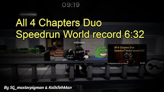 Beating O0Omegas 4 chapter duo Record in BOOK 2  Roblox Piggy [upl. by Tosch808]