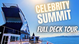 Celebrity Summit Alaska Cruise Full Ship Deck Tour [upl. by Aker]