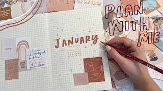 Plan With Me 💫 January 2021 Bullet Journal Setup [upl. by Llerrahs162]