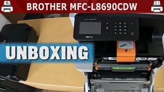 BROTHER MFCL8690CDW 🖨️ Unboxing [upl. by Anirda]