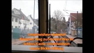 Stadtbahn Karlsruhe Linie S32 ForbachUbstadtMenzingen uz Teil 14 UbstadtMünzesheim [upl. by Aubyn]