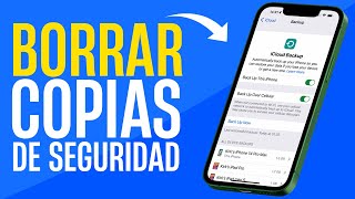 Cómo BORRAR Copias de Seguridad en iCloud en iPhone  Tutorial [upl. by Oinafipe]