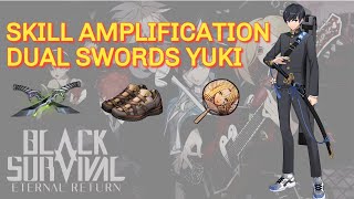 SKILL AMP DUAL SWORDS YUKI BUILD ETERNAL RETURN BLACK SURVIVAL [upl. by Aremmat]