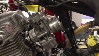 How to change the throttle needle  a Dellorto Carb still on the bike [upl. by Annig]