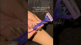 How i shave my Body Hair 🪒 Purple Razor 💜shaving shorts razor [upl. by Matty373]