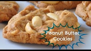 Quick Peanut Butter Cookies  5Ingredient Healthy Peanut Butter Cookie Recipe [upl. by Enitram]