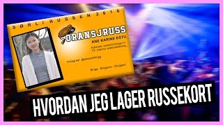 Hvordan jeg lager russekort ≫ Speed Edit [upl. by Oskar]