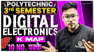 Digital Electronics K MAP  Polytechnic 3rd semester Digital Electronics  astechniclive [upl. by Lalitta]