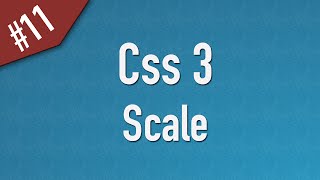 Learn Css3 in Arabic 11  2D Transform  Scale [upl. by Goldy]