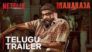 Maharaja  Telugu Trailer  Vijay Sethupathi Anurag Kashyap Mamta Mohandas [upl. by Mmada]