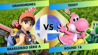 Grandmemes Hero vs Teddy Yoshi  BRASILEIRÃO SMASH ONLINE 2024 SÉRIE A  Smash Ultimate SSBU [upl. by Gow]