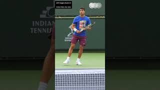 Carlos Alcaraz’s Forehand Evolution 2023 in Slow Motion [upl. by Ontine]