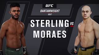 UFC 3 Gameplay  Sterling Vs Moraes [upl. by Thomson]