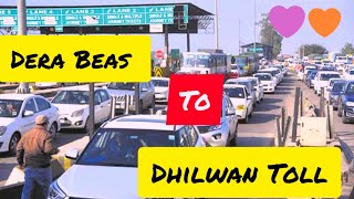 Dera Beas To Dhillwan Toll Plaza  Rssb  Radha Soami ji [upl. by Viviane]