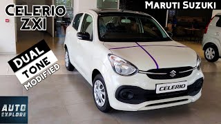 2022 Maruti Suzuki Celerio ZXI  Dual Tone  Modified  Auto Explore [upl. by Lehcnom]