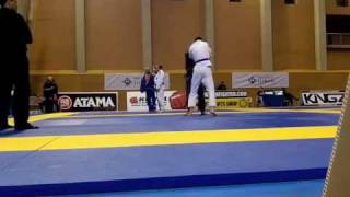 Nasty slam from guard in BJJ Europeans 2012 [upl. by Clardy]